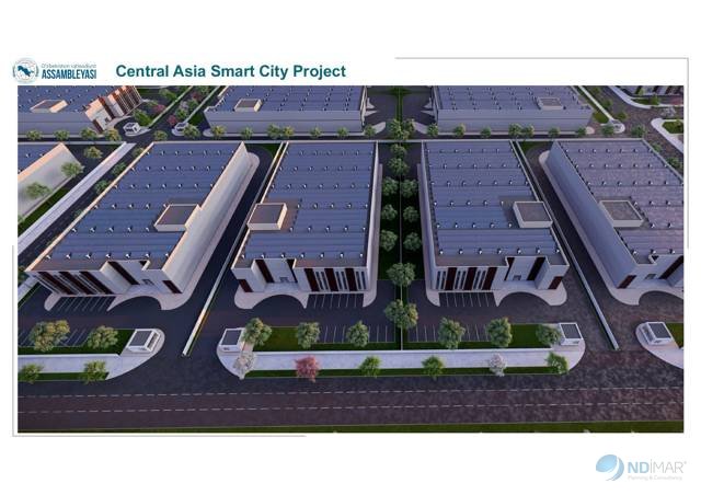 Central Asia Smart City – sanayi 3D