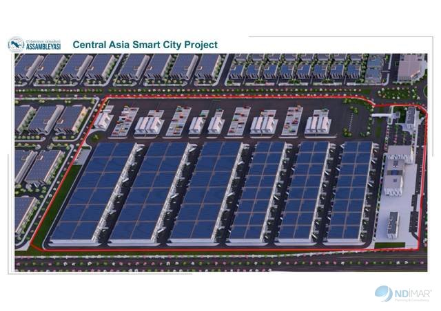 Central Asia Smart City – lojistik 3D
