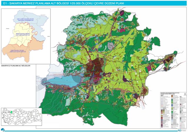 Sakarya – Merkez Planlama Alt Bölgesi Çevre Düzeni Planı