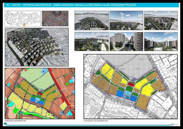 Hatay – Antakya, Emek ve Aksaray Mahalleleri Riskli Alan Dönüşüm Projesi